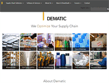 Tablet Screenshot of dematic.com
